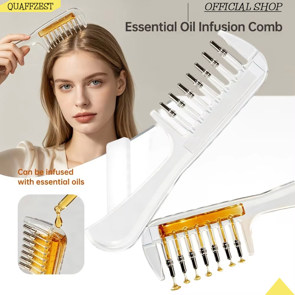 Root Stimulator Liquid - Портативная прозрачная расческа для нанесения жидкостей
